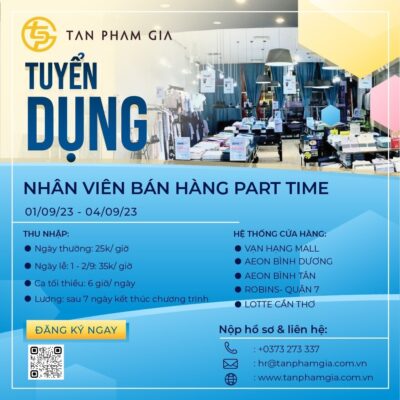 Tuyển dụng nhân viên bán hàng thời trang