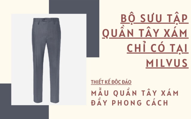 quần tây xám phối áo thun màu gì