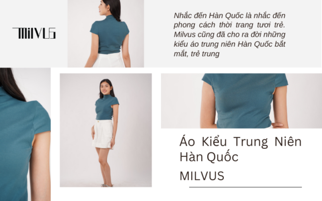 Áo kiểu trung niên hàn quốc