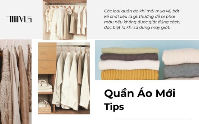 Cách giặt quần áo mới mua không bị phai màu