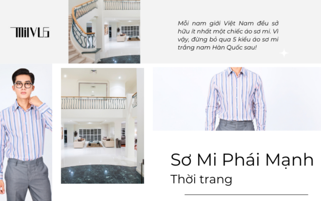 Áo sơ mi trắng nam Hàn Quốc